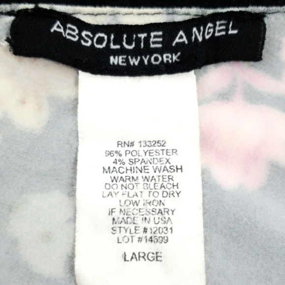 One Shoulder Floral Cotton Dress Size Large - Picture 6 of 6